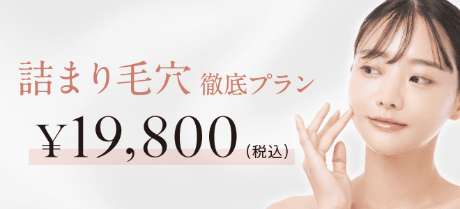 詰まり毛穴徹底プラン 19,800円