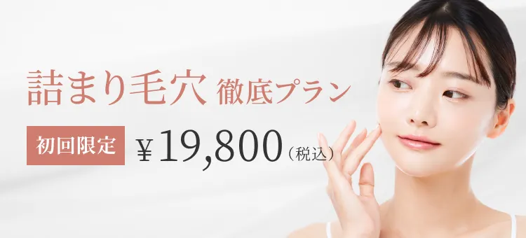 詰まり毛穴徹底プラン 初回限定19800円